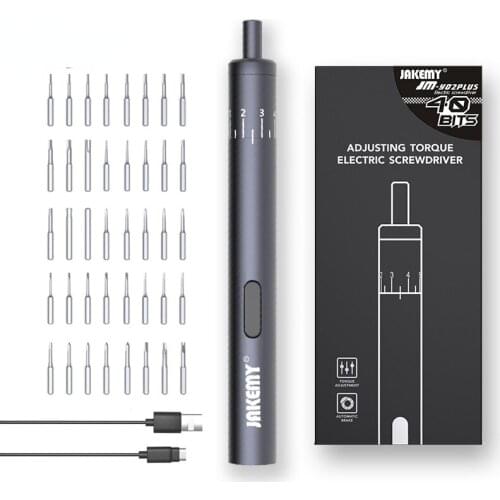 JM-Y02 PLUS Household Rechargeable Electric Screwdriver Set, Multi-function Mini Smart Electric Batch Tool