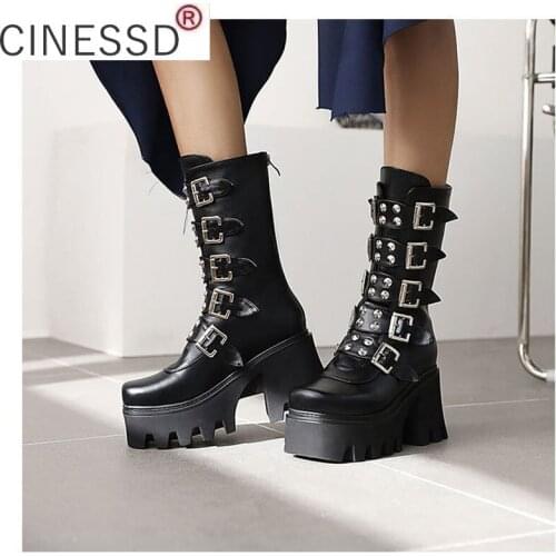 CINESSD Women's Wedge Ankle Boots