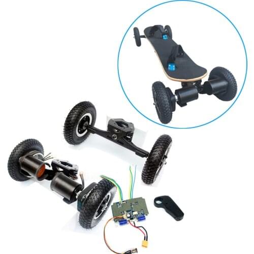 Electric Skateboard 11inch Truck Brushless Motor 8inch Whlees Off Road Skateboard Belt Drive Bridge 4 Wheel Long Board