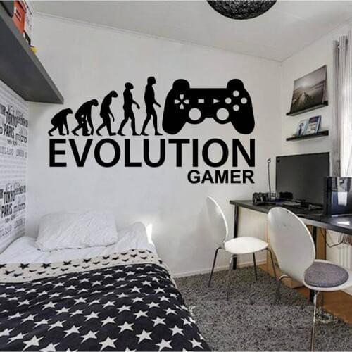 Gamer Ps4 wall decal Eat Game wall decal Controller video game wall decals Customized For Kids Bedroom Vinyl Wall Art A1-015