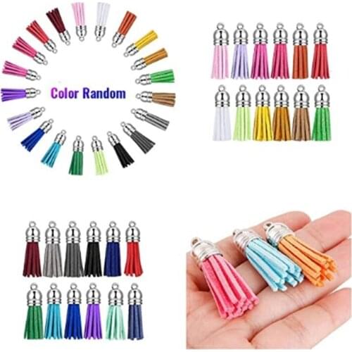 Hot 90Pcs Acrylic Discs Clear Heart Keychain Blanks Charms and Colourful Tassel Key Rings for DIY Crafts Jewelry Making