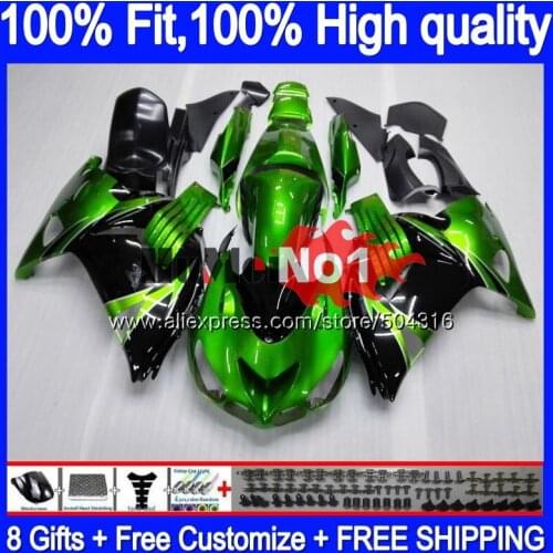 Injection For KAWASAKI ZX 14R ZX14R 06 07 08 09 10 11 78MC.5 Stock green ZZR1400 ZX-14R 2006 2007 2008 2009 2010 2011 Fairing