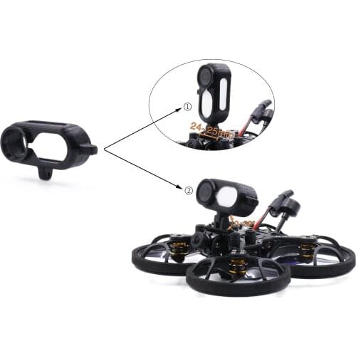 Insta360 Go2 TPU camera mount for GEPRC CineLog 25 HD / GEPRC ROCKET / GEPRC Crown HD / GEPRC Crocodile Baby 4 HD FPV RC drone