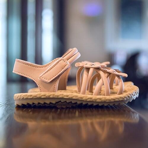 Summer Sandals For Girls Baby Bow Tie Beach Sandals Toddler Children Dance Sneakers Casual Single Dress Shoes For Party Shoes