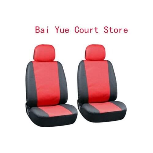 4Pcs PU Europe and America car seat cover pu leather artificial leather four seasons pass