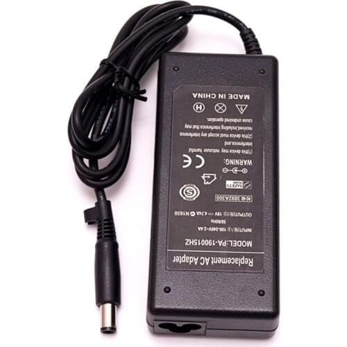 Wholesale 19V 4.74A 90W 7.4*5.0mm Replacement Laptop AC Power Adapter Charger For hp N113 DV5 DV6 DV7 Notebook Adapter Free Ship
