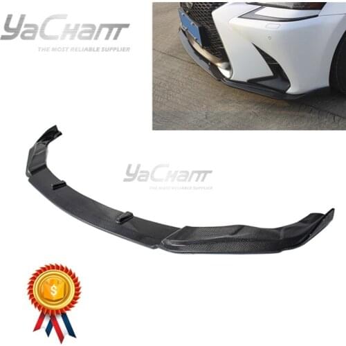 Car-Styling Carbon Fiber Front Lip Fit For 2016-2018 GS F Sport AG Style