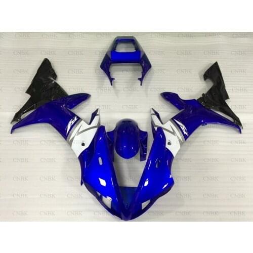 Plastic Fairings for YZFR1 2002 YZFR1 Motorcycle Fairing 2002 YZF1000 R1 Fairing 2002 - 2003 Blue White Black
