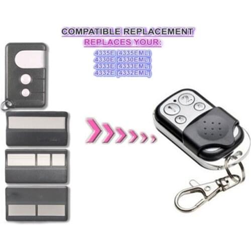 The remote for 4335E compatible garage door remote control 433.92mhz