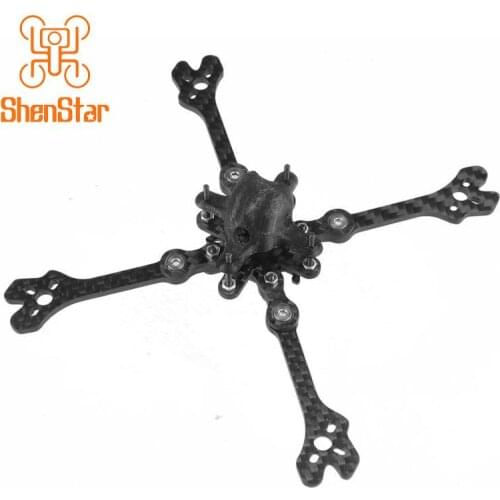 ShenStar Keel135 135mm Carbon Fiber Frame Kit with 3D Printed TPU Canopy Support 3inch Prop 1104-1506 Motor for FPV Racing Drone