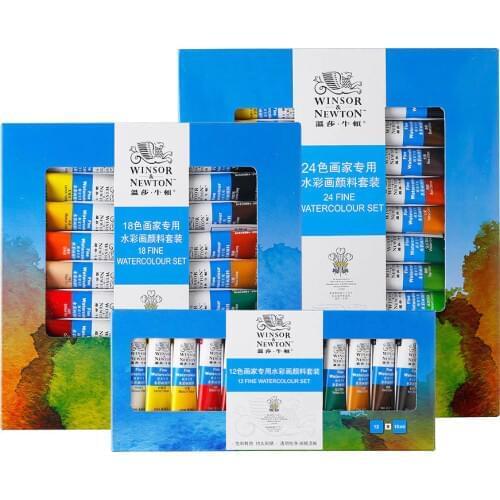 12/18/24 Colors Watercolor Paint Tube 10ml Water Color Bginner Student Children Washable Easy to Smear Stationery Art supplies