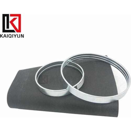 Rear Rubber Sleeve Air Spring w/Crimping Ring For BMW 7 Series F01 F02 F03 F04 2009-2014 Air Suspension Shock Absorber