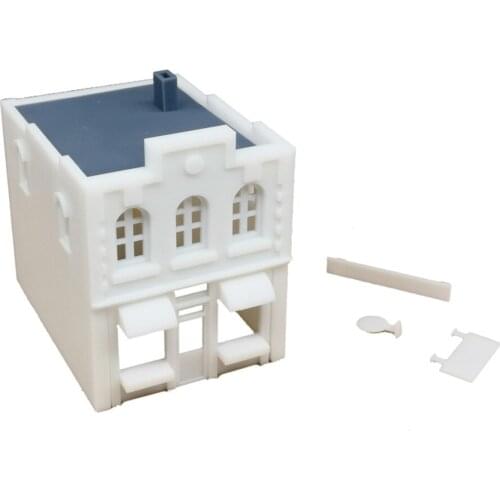 Outland Models Railway Layout Classic 2-Story City Shop Type D 1:87 HO Scale