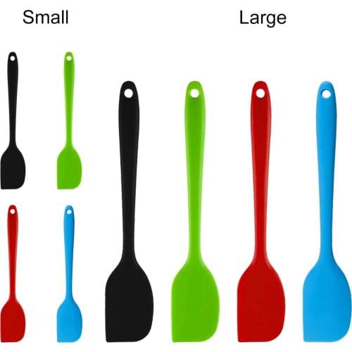 1PC Food Grade Non Stick Butter Cooking Silicone Spatula Set Cookie Pastry Scraper Cake Baking Spatula Silicone Spatula