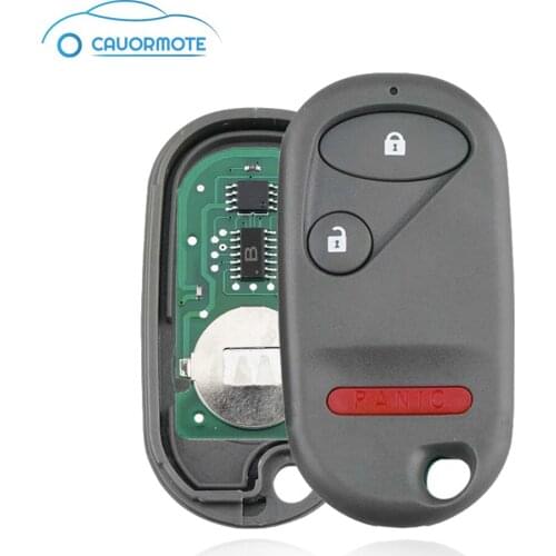 434MHZ Remote Key For Honda Civic EX LX DX Pilot 2001 to 2005 Replacement Central Locking Car Key Fob 3 Buttons Smart Key