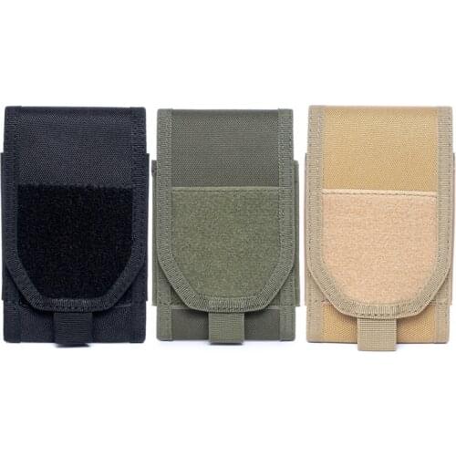 CQC 5.5 Inch Tactical MOLLE Mobile Phone Pouch Military Army Hook Loop Belt Bag Pouch Holster Cell Phone Cover Case
