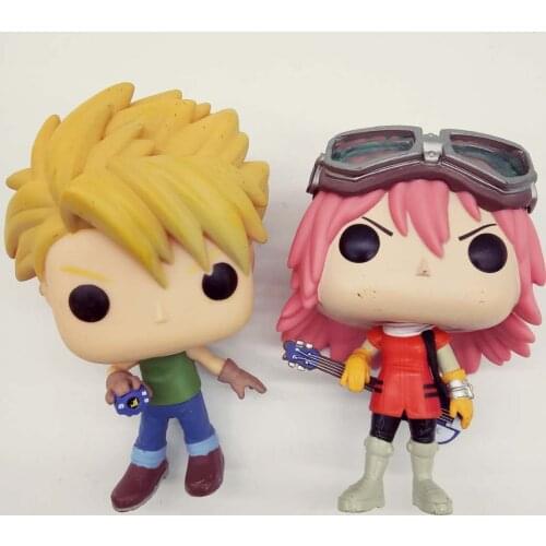 Animation FLCL Haruko Digimon Matt Action Figure Vinyl Doll Model Toys Gifts Loose No Box Movie & TV Characters
