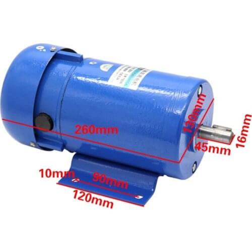 220 v dc permanent magnet motor of 750 w power 1800 RPM high speed motor drive positive &negative cutting motor