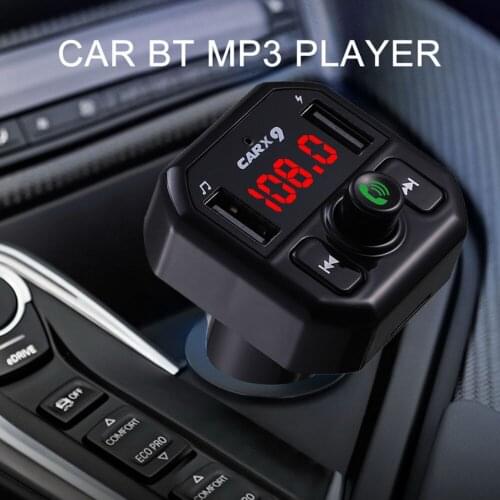 FM Transmitter Aux Modulator Bluetooth Handsfree Car Kit Car Audio MP3 Player with 3.1A Quick Charge Dual USB Car Fast Charger