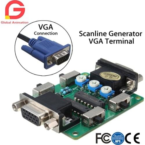 SLG Scanline Generator VGA Connection For Vintage Games Gamers MAME Arcade Machine