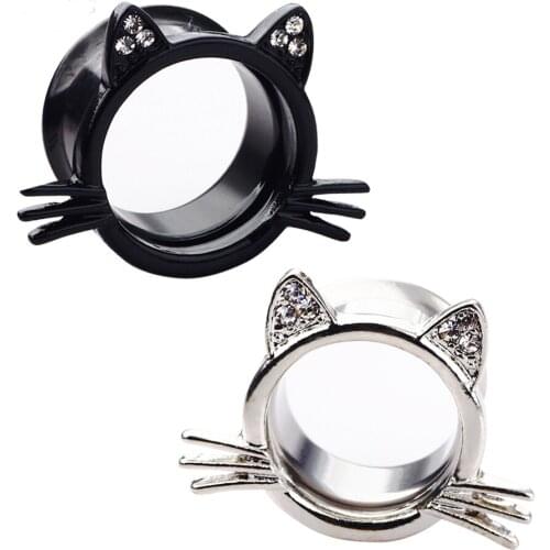 JUNLOWPY Flared Ear Plugs and Tunnel Flesh Tunnel Earring Gauges Hollow Piercings Expanders Stretcher Body Jewelry 80pcs 6-20mm