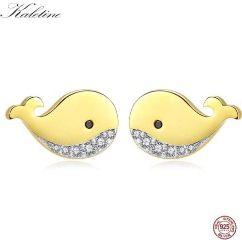 Женские золотые серьги KALETINE China At AliExpress