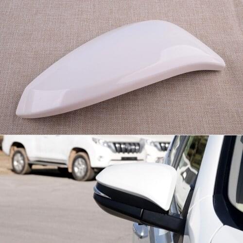 Car Front Right Passenger Side Wing Rearview Mirror Cover Cap Accessories White Fit For Toyota RAV4 2013 2014 2015