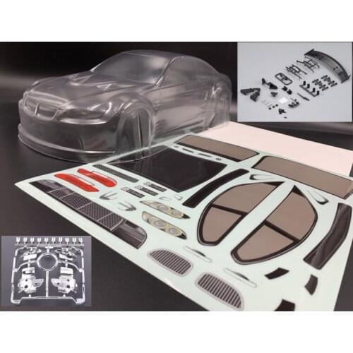 1/10 Onroad Drift Rc Car Body-Shell For Yokomo Sakura Mst Thunder Tiger Fazer T-Traxxas 4tec (HPI 114343)RS4 Sport 3 gt2 M3 E30