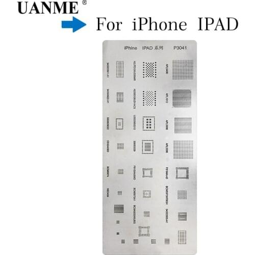 UANME Phone Logic Board IC Chip Soldering Net Stainless Steel Plate For iPhone X 8 8Plus 7 7plus 6 6s 6Plus 5s SE 5c 5G 4G 4S