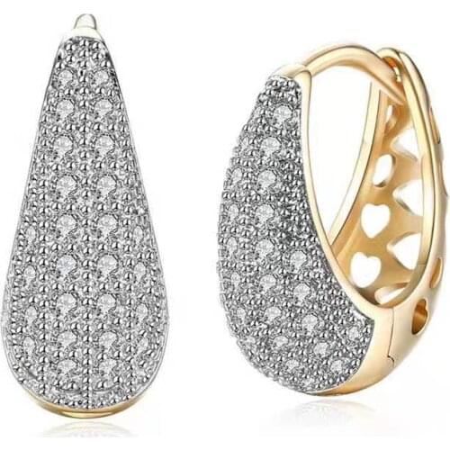 Fashion U-Shaped Earrings OL Style Exquisite Charm Temperament Earrings for Women Hyperbole Personality Gift Party Jewelry