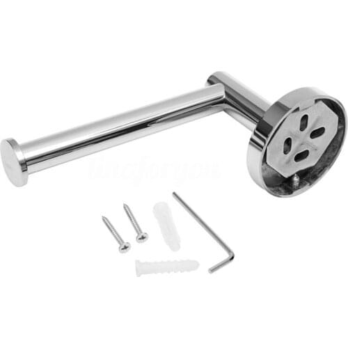 Wall Mount Toilet Paper Roll Holder Stainless Steel Rolling Toilet Paper Holder Bathroom Hardware Accessory