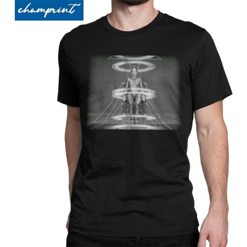 Mens Metropolis Original T Shirt Fritz Lang Movie Robot Science Film Clothes Novelty Short Sleeve O Neck Tees Gift T-Shirt
