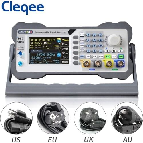 PSG9080 80MHz Digital Control DDS Programmable Signal Generator Dual Channel Aribitrary Waveform Function Generator