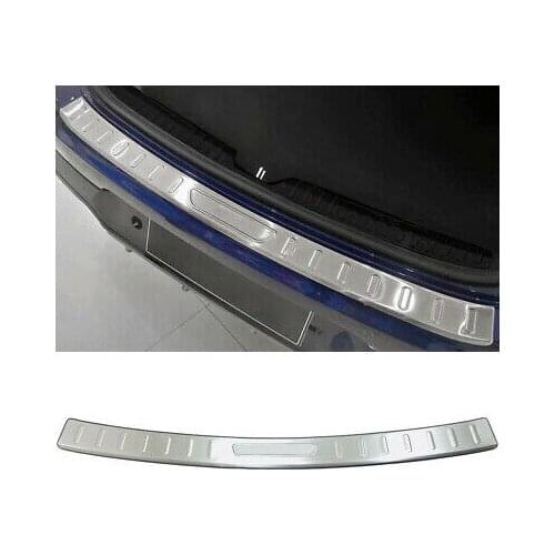 Silver Outer Rear Bumper Protector Sill Plate Cover For Kia Optima K5 2020-2021