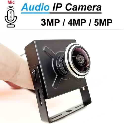 SMTKEY 48V POE / DC 12V 3.0MP 4MP (N4) Onvif HD 5MP H.264/h.265 Audio / mic IP Camera CCTV Network IP Bullet Mini Camera