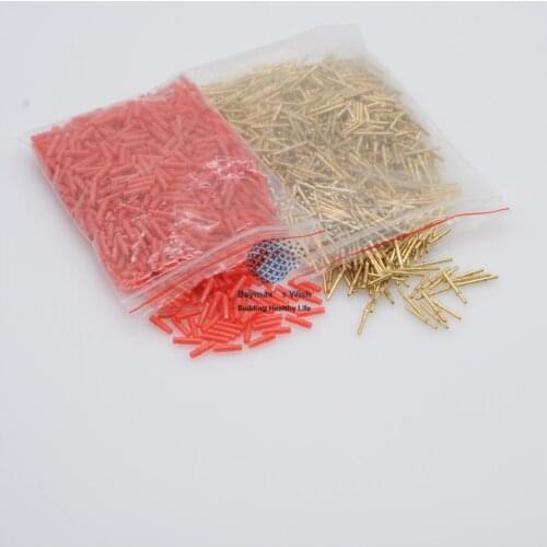 Dental 1.6mm Brass Single Pins Conjunction Nail with Sleeves Tool 23