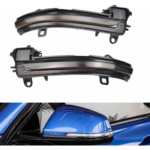 Flowing Turn Signal Light Side Wing Rearview Mirror Dynamic Indicator Blinker For BMW X1 F48 2016-2018 2 Series F45 F46 X2 F39