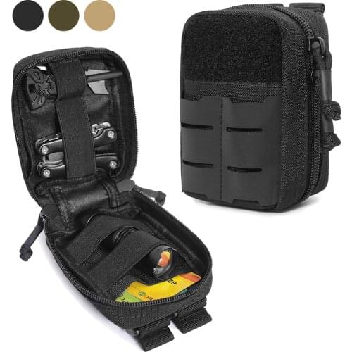 Tactical Molle Pouch Military Waist Pack Medical Pouch Outdoor EDC Tool Pack Hunting Camping Camping First Aid Kits Bag