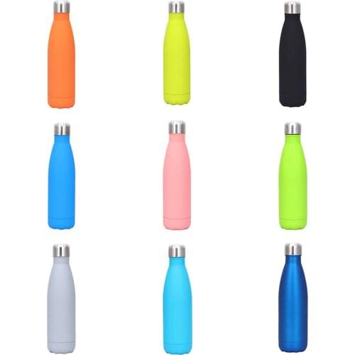 Hot Sales Outdoor climbing kettle Bowling Cup Hot Coke Bottle Insulated Cup Sports the Bottle of Jug 304 Stainless Steel 500ml