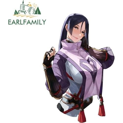 EARLFAMILY 13cm x 8.5cm for Fate Grand Order Funny Car Stickers Anime Vinyl Decal Scratch-Proof Waterproof Car Door Protector