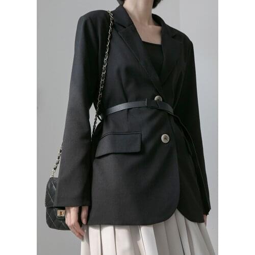 Women blazers and jackets with belt