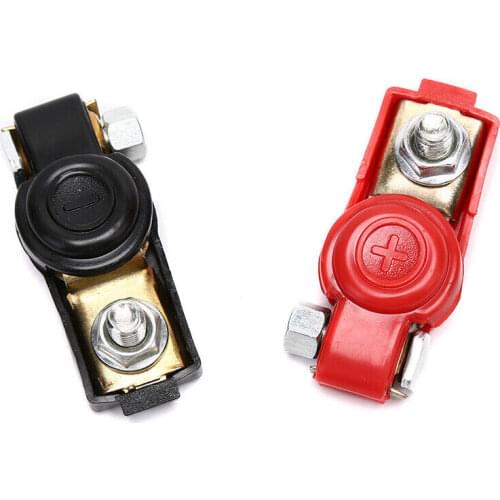 1 Pair Battery Terminal Clamp Universal Car Vehicle Fast Connector Cable Clamp Clip For Heavy Duty Car Car-styling Accessories