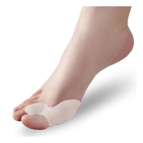 1pair Soft Silicone Gel Foot Fingers Toe Separator Alignment Bunion Pain Relief Bone Ectropion Straightener Health Care Product