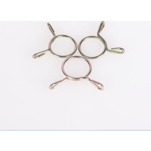 Custom 100pcs 6-20mm Motorcycle Scooter ATV Fuel Line Hose Tubing Spring Clips Clamps Motorcycle accesspries free shipping