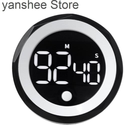 Large screen LED digital kitchen timer, magnetic countdown, 2-level adjustable volume