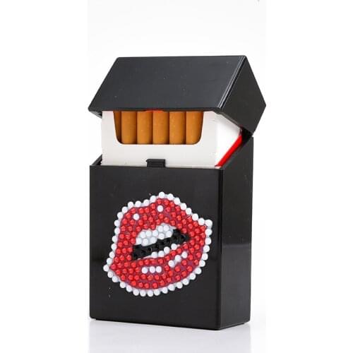 DIY Special Diamond Painting Cigarette Case Jewelry Box Rhinestone Embroidery Crystal Bead Organizer Storage Case Card Container