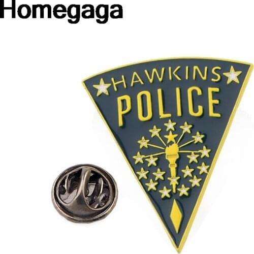 Homegaga Stranger things DIY funny kids Zinc tie pins badges para shirt bag clothes cap backpack shoes brooches badge D2362