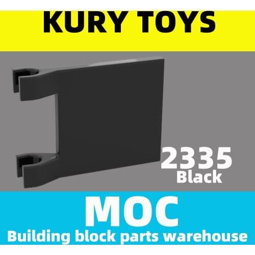 Kury Toys DIY MOC For 2335 100pcs Building block parts For Flag 2 x 2 Square For brick toys