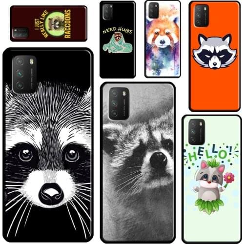 Animal Raccoon Fox lovely cute For Xiaomi Mi 11 Ultra 9T 10T Pro Mi Note 10 Lite Phone Case For POCO X3 Pro M3 F1 F2 F3