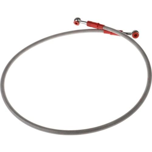 Motorbike Dirt Quad Bike Buggy Go kart Metal Braid Brake Oil Hose Line 35"